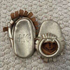 Freshly Picked Gold Baby Moccasins